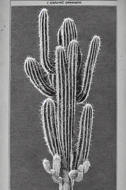 Image similar to anatomical diagram of a cactusman