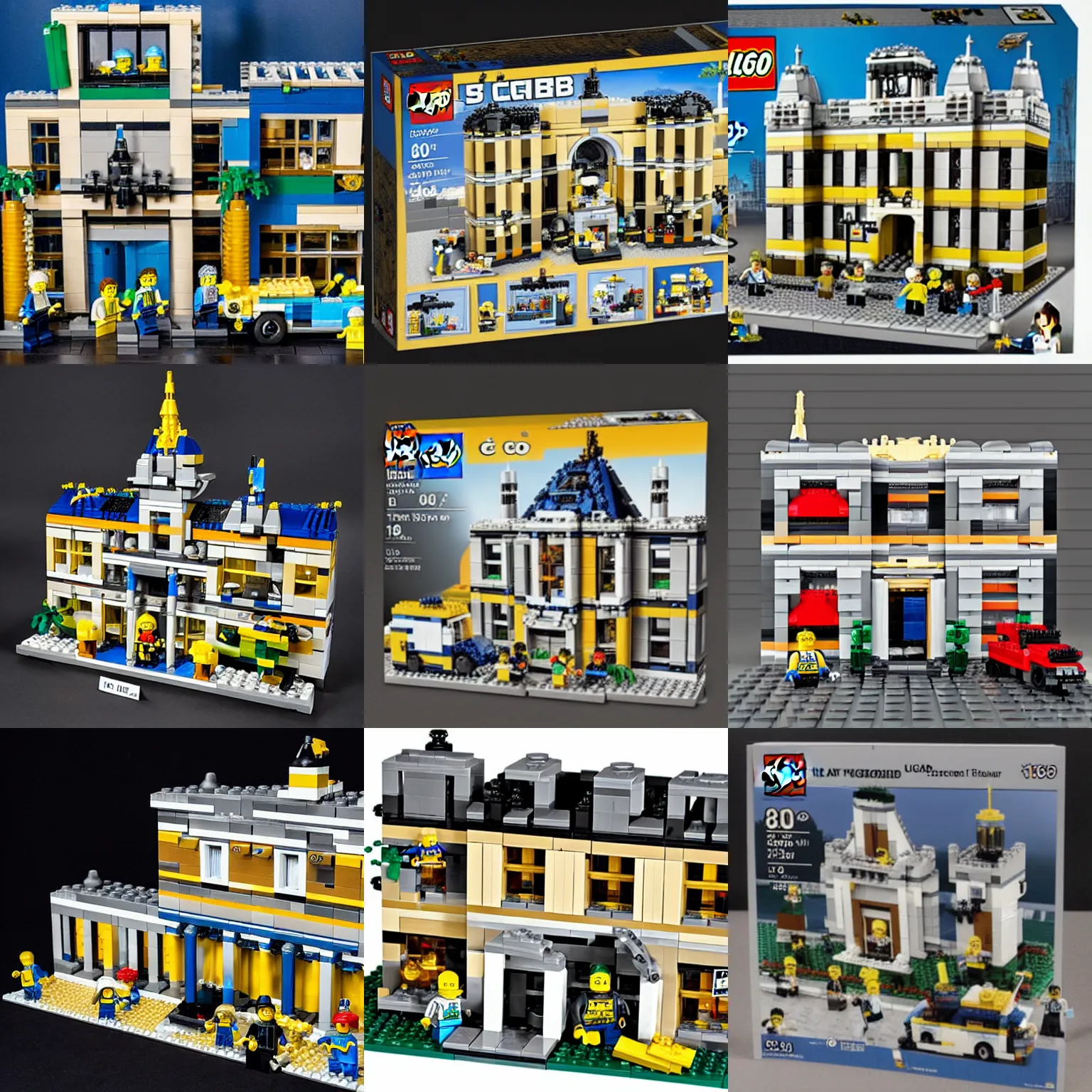 Prompt: “ mar - a - lago fbi raid lego set ”