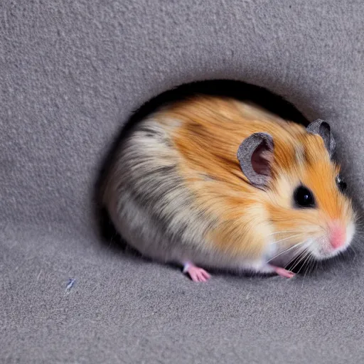 Prompt: photo of a hamster, cosplaying as princess leia, unedited,, sharp focus, 8 k