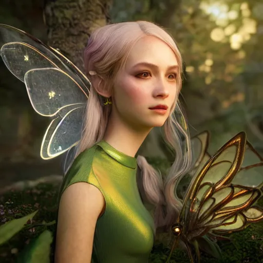 Prompt: fairies in a fantasy world, highly detailed, photorealistic portrait, bright studio setting, studio lighting, crisp quality and light reflections, unreal engine 5 quality render