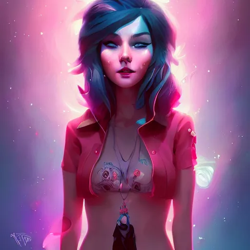 Image similar to a portrait of a beautiful rockstar, art by lois van baarle and loish and ross tran and rossdraws and sam yang and samdoesarts and artgerm, digital art, highly detailed, intricate, sharp focus, Trending on Artstation HQ, deviantart, unreal engine 5, 4K UHD image