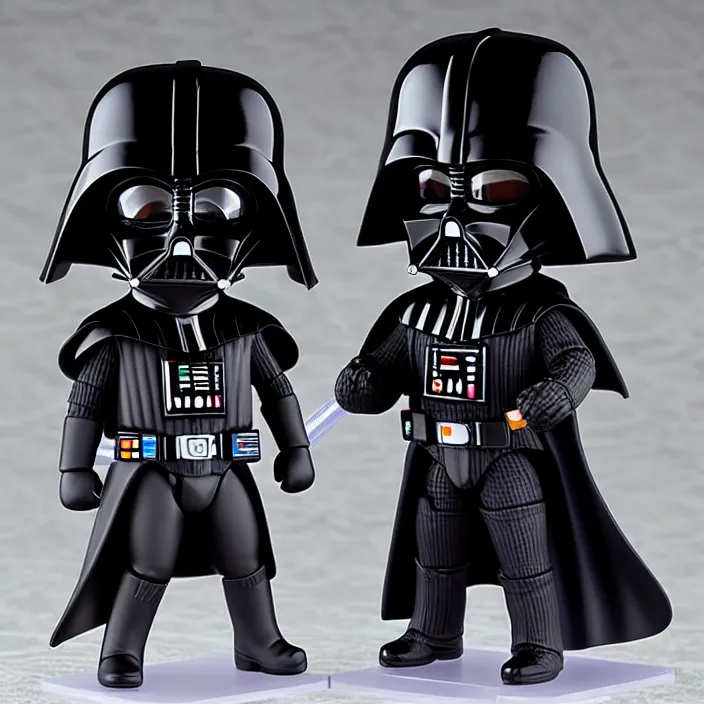 Image similar to Darth Vader , An anime Nendoroid of Darth vader , figurine, detailed product photo