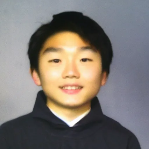 Image similar to isaac chen, age 1 4