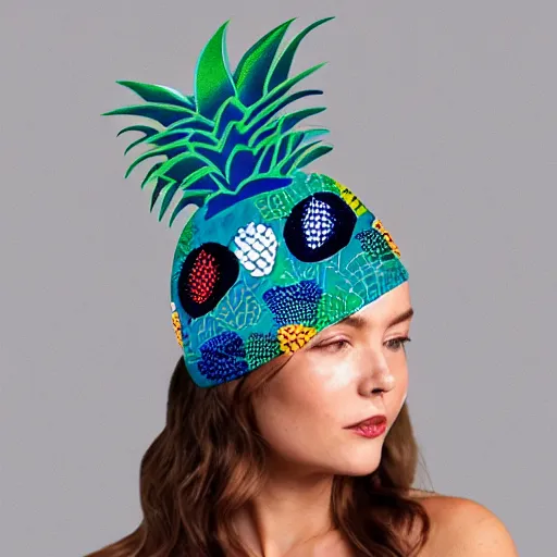 Image similar to pinapple tropic hat