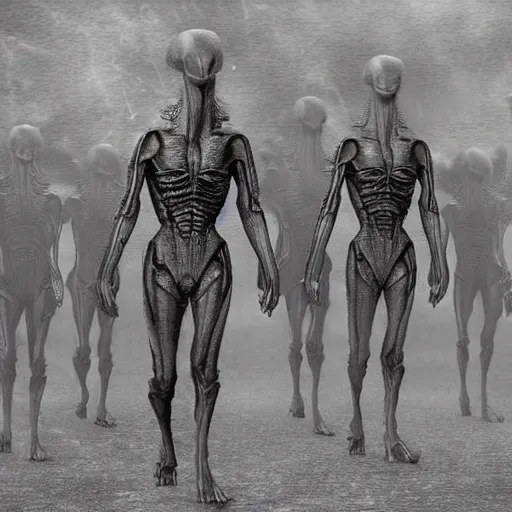 Prompt: alien invasion, fictional photo