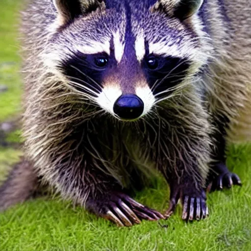 Prompt: wanted dead or alive, raccoon, wild west