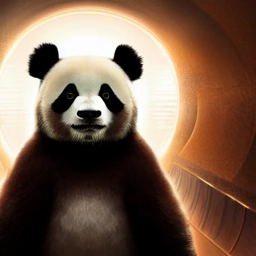 a panda entering the wormhole, stunning, surrounding | Stable Diffusion |  OpenArt