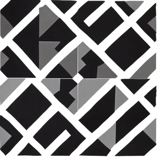 Prompt: black squares on 4 corners
