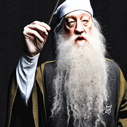 Image similar to hip - hop dumbledore