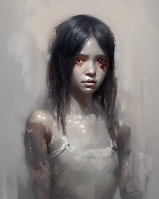 Image similar to detailed portrait of girl with asian eyes, elite, elegant, luxury, by ismail inceoglu dragan bibin hans thoma greg rutkowski alexandros pyromallis nekro rene maritte illustrated, perfect face, fine details, realistic shaded, fine - face, pretty face