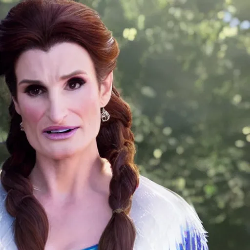 Image similar to A still of Idina Menzel as Elsa