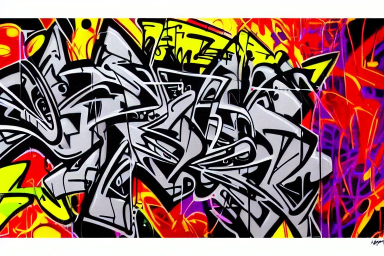 Image similar to abstract graffiti by dzine