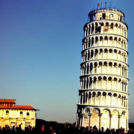 Prompt: the limp tower of pisa