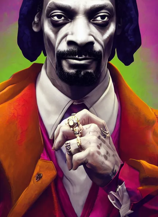 snoop dogg is the joker, hyper detailed, digital art, | Stable Diffusion