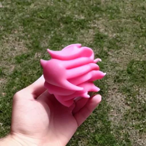 Image similar to a 3d printed plumbus, perfect replica, fresh from the printer