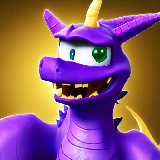 Image similar to spyro the dragon remastered in 4 k ultra hd