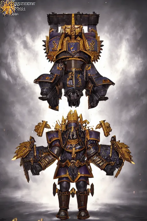 Image similar to queen portrait heros warhammer 4 0 k horus heresy fanart - the primarchs emperor by johannes helgeson animated with vfx concept artist & illustrator global illumination ray tracing hdr fanart arstation zbrush central hardmesh 8 k octane renderer comics stylized