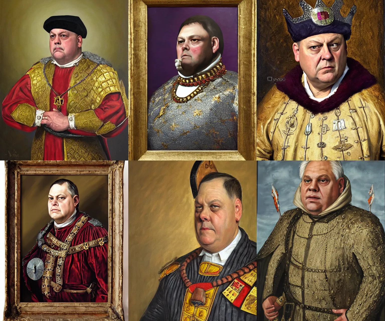 Prompt: David Coburn politician as a medieval commander, portrait, realistic oil painting by Boris Valejo