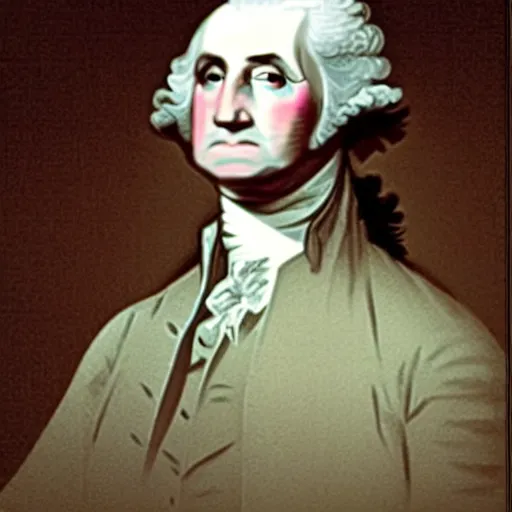 Prompt: Emo George Washington