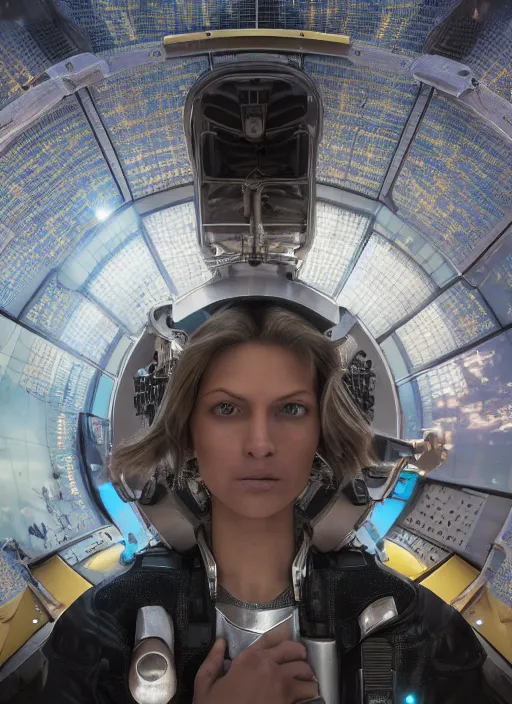 Prompt: closeup group portrait of ashtar space command, depth of field, zeiss lens, detailed, symmetrical, centered, fashion photoshoot, by Annie Leibovitz and Steve McCurry, David Lazar, Jimmy Nelsson, Breathtaking, 8k resolution, extremely detailed, beautiful, establishing shot, artistic, hyperrealistic, beautiful face, octane render