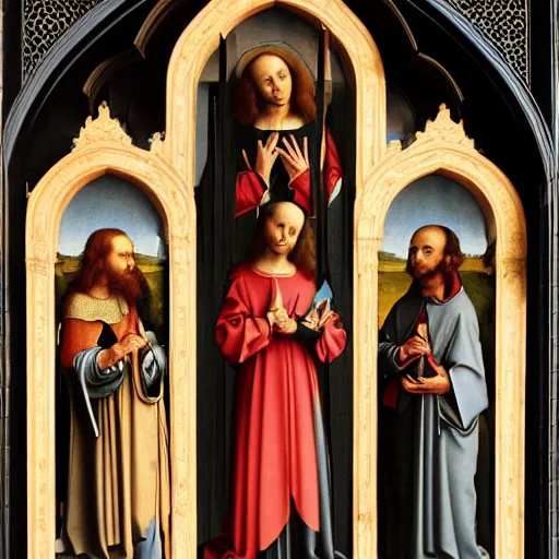 Image similar to The Merode Altarpiece by Robert Campin