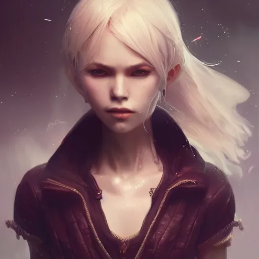 Image similar to kerli koiv cindy ff 1 5, character portrait, sharp, digital matte painting, art by greg rutkowski, wlop, dramatic lighting, trending on artstation