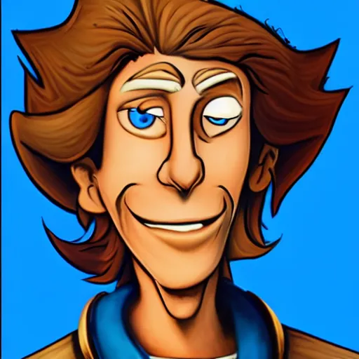 Prompt: guybrush threepwood in the style of steve purcell