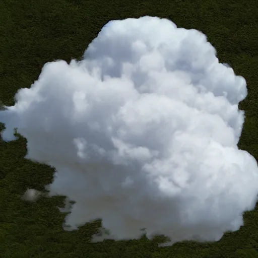 Image similar to a friendly cloud