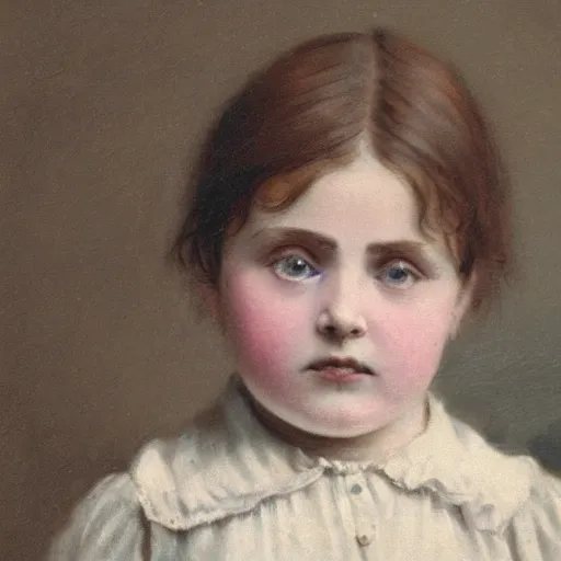 Image similar to close up portrait of a victorian child standing in a shop, 8 k, soft lighting, highly detailed realistic, face in focus 1 8 9 0's liminal