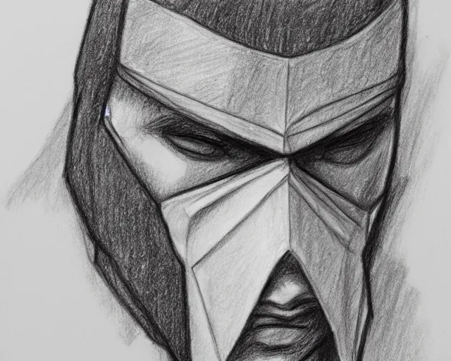 Image similar to draft drawing of a european young man covering face with fabric mask, draft sketch, trending on artstation, context art, pencil sketch, high detail