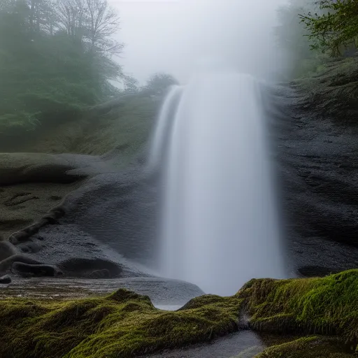 Image similar to the waterfall in the mist. - h 6 4 0