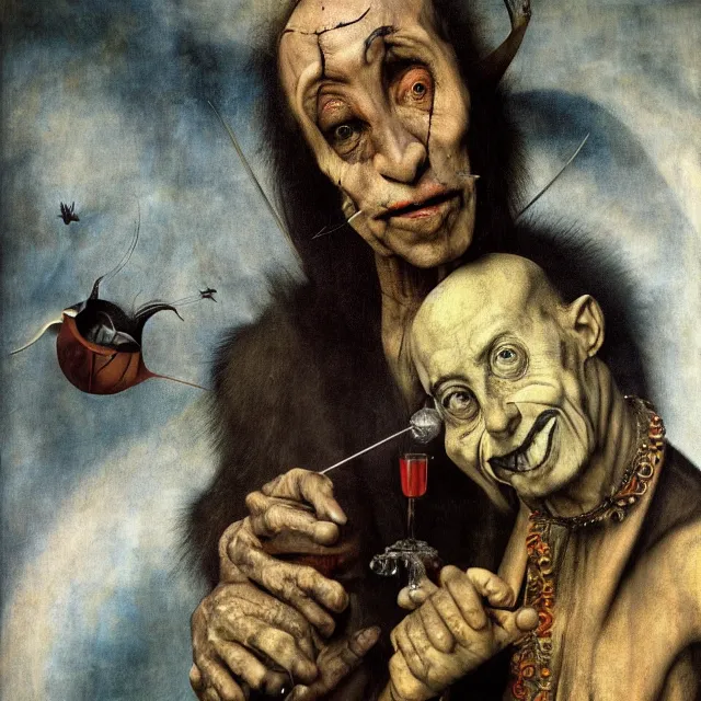 Prompt: full color hd photo of mephistopheles, octane render 4 k, by annie liebovitz, hieronymus bosch, joel peter witkin, gustave dore,