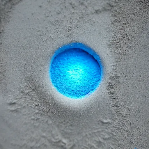 Image similar to sand made out of blue light