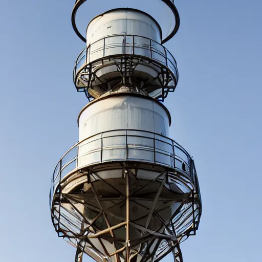 Prompt: glass water tower