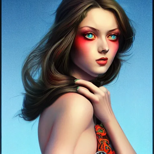 Image similar to sarah down finder portrait, Pixar style, by Tristan Eaton Stanley Artgerm and Tom Bagshaw.