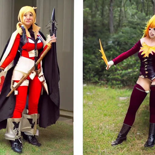 Image similar to cosplay