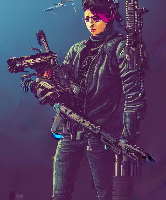 Image similar to a portrait of an anthropomorphic cyberpunk eagle holding an ar 1 5, fantasy, elegant, digital painting, artstation, concept art, matte, sharp focus, illustration, art by josan gonzalez