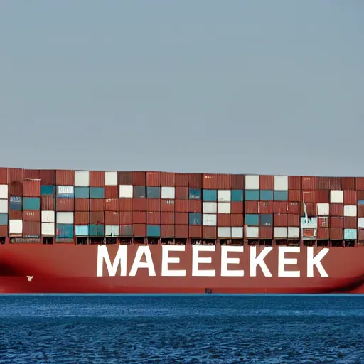 Image similar to maersk container ship,