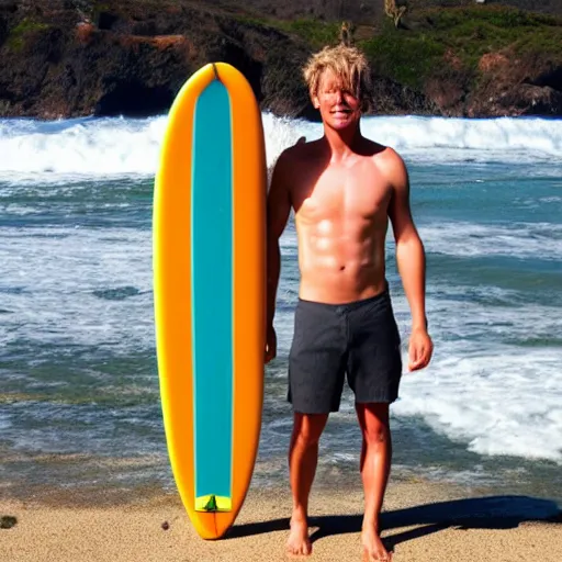 Image similar to california surfer boy