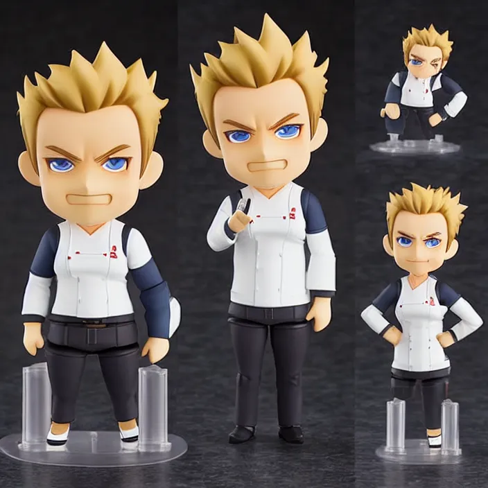 Prompt: Gordon ramsay, An anime Nendoroid of Gordon ramsay, figurine, detailed product photo