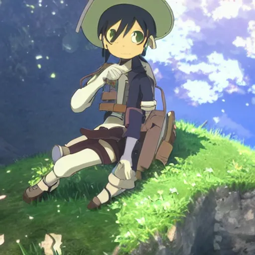 Image similar to Natsuki Subaru in Made in Abyss