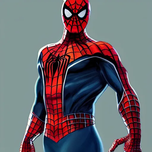 Prompt: Amazing Spider-Man, artstation, character concept art, hyper-realism, artstation