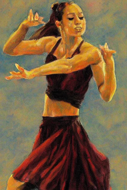 Image similar to female dancer notecard by kim taylor reece