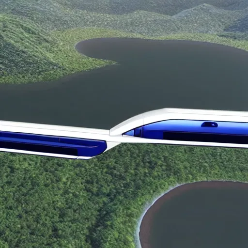 Prompt: futuristic designs for a monorail with helicopter blades. design. utopia. future. eco friendly