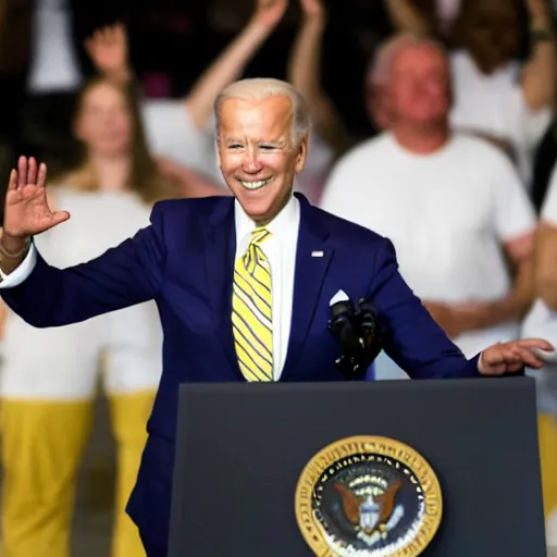 Prompt: joe biden doing the nae nae, 4k