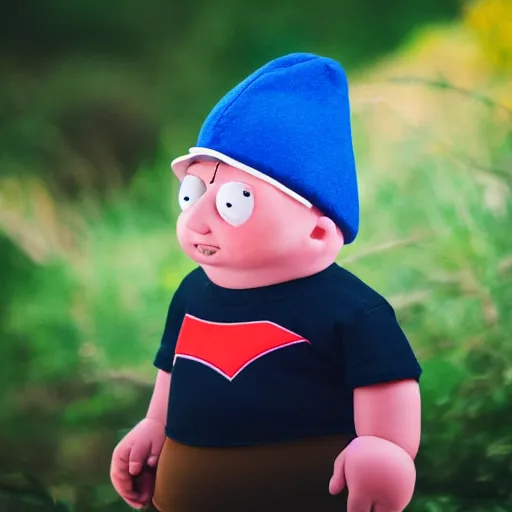 Image similar to portrait photo still of real life cartman, 8 k, 8 5 mm f 1. 8