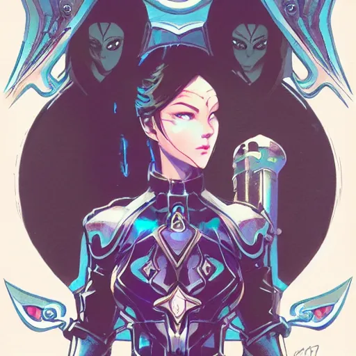 Prompt: fantasy paladin woman, symmetrical portrait, bioluminescent, sachin teng, yoji shinkawa, Mary Blair, Duncan Fegredo, mike mignola, 8k