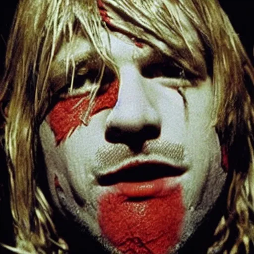 Prompt: Kurt Cobain as Freddy Krueger