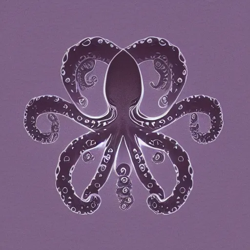 Prompt: octopus arm, mandelbrot, negative space