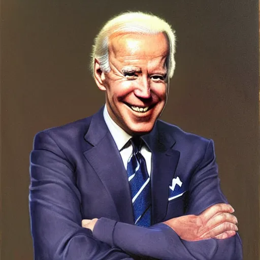 Prompt: boris vallejo joe biden